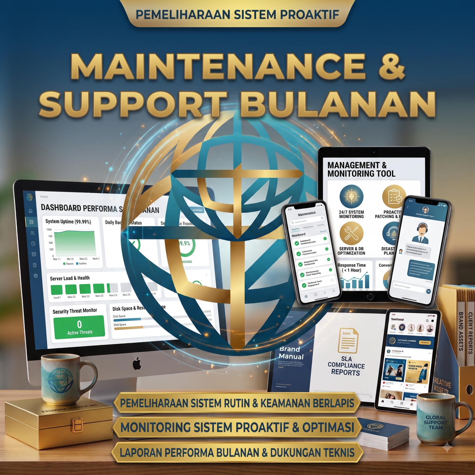 Maintenance & Support Bulanan